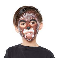werewolf face paint halloweeen kids