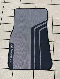 bmw front rubber floor mats m