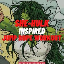 She-Hulk Jump Rope Inspired Workout Routine: Smash and Skip 2.0! –  Superhero Jacked