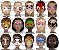 Face Painting Design Board Face Paint