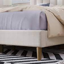Upholstered Vertical Tufted Bed Frame