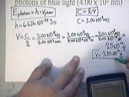 Calculating The Energy Of A Photon