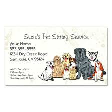 Pet Sitting Business Cards Examples Useful Rockyrama Info Enchanting