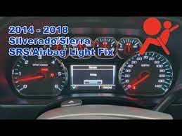 2018 silverado sierra airbag light fix