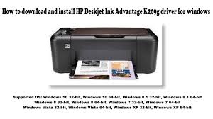 Uninstall your current version of hp print driver for hp photosmart c4680 printer. How To Download And Install Hp Deskjet Ink Advantage K209g Driver Windows 10 8 1 8 7 Vista Xp Youtube
