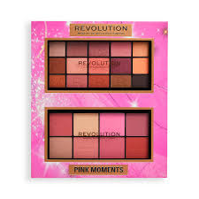 revolution pink moments face eye gift