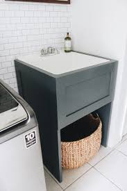 Utility sinks require a little bit of plumbing knowledge to install correctly. How To Hide Your Utility Sink Faux Cabinet Tutorial Within The Grove