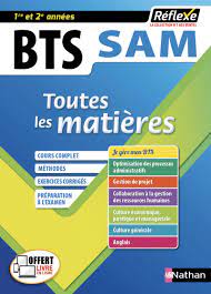 Toutes les matières BTS SAM - Réflexe - Livre parascolaire - 9782091654768  | Éditions Nathan