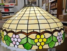 Leaded Stained Glass Hanging Light
