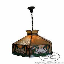 Stained Glass Hanging Chandelier Light