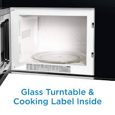 range microwave oven in stainless steel