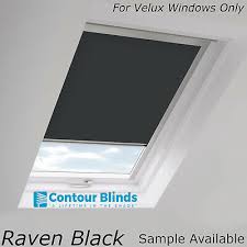 black blackout fabric skylight blinds