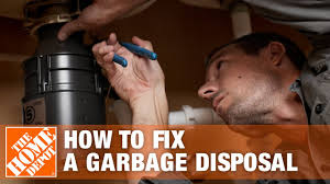 how to fix a garbage disposal the