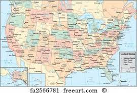 Perfect us map for office usa wall map: Free Art Print Of Kissing The American Flag United States Map America Map Highway Map