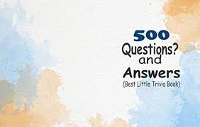 Ask questions and get answers from people sharing their experience with treatment. 200 Questions And Answers Best Little Trivia Book Trivia Questions And Answers To Make Your In 2021 Trivia Books Trivia Questions And Answers This Or That Questions