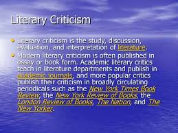 ppt literary criticism powerpoint
