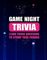 Let's embark on a journey of marriage, shall we? Game Night Trivia 2000 Trivia Questions To Stump Your Friends By Marian Hamada