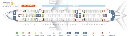 Seat Map Boeing 777 200 Singapore Airlines Best Seats In Plane
