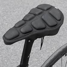 Black Gel Bicycle Seat Cover For