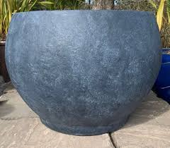 Fibre Clay Textured Giant Bowl Black