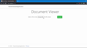 doent in browser using asp net mvc