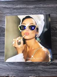 Audrey Hepburn Style Glitter Canvas