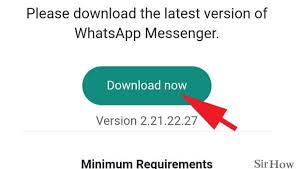 how to update whatsapp app without play