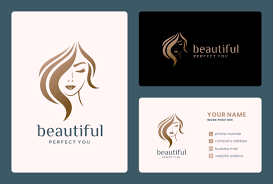 hair beauty logo design for salon