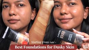 foundations for dusky oily skin
