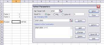 Using Solver In Excel Vba