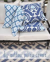 Easy Outdoor Pillow Covers