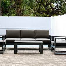 Cassara 4 Piece Outdoor Lounge Set