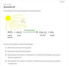 The Following Is The Chemical Equation