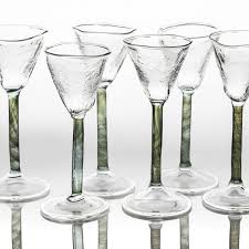 Moss Textured Damson Gin Glasses Set