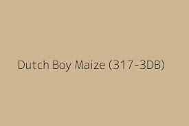 Dutch Boy Maize 317 3db Color Hex Code
