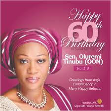 She is a member of the all progressives congress. You Re A Special Gift To Humanity Hon Kasunmu Eulogises Senator Remi Tinubu At 60 P M Express