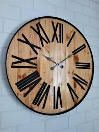 Oversized Farmhouse Wall Clock