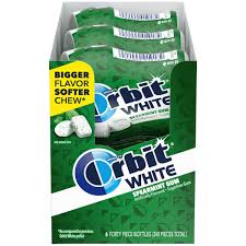orbit white spearmint sugarfree chewing