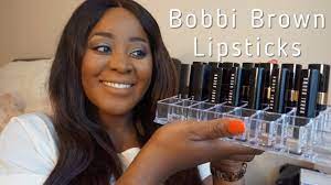 my bobbi brown lipstick collection