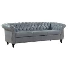straight chesterfield sofa