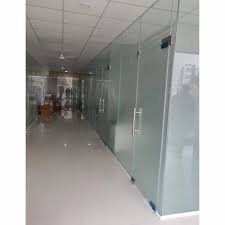 Transpa Toughened Glass Partition