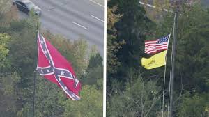 stafford confederate flag replaced with