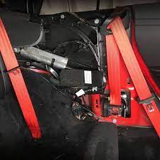 Red Seat Belt Webbing Strap Replacement