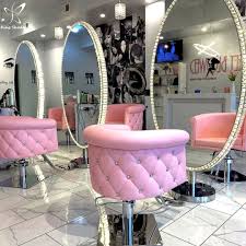 luxury crystal hair salon mirror