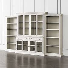 bookcases with doors crate and barrel