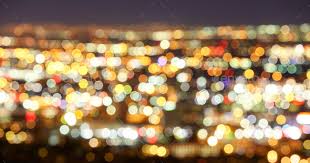 Blurred city lights, abstract urban background Stock Photo by  Maciejbledowski