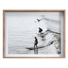 Ty Pennington Glass Framed Surfer Print