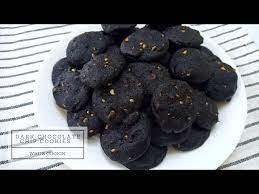 dark chocolate chip cookies resepi