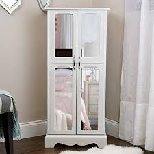 chelsea jewelry armoire with mirrored