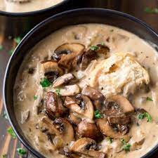 creamy mushroom soup recipe peas and